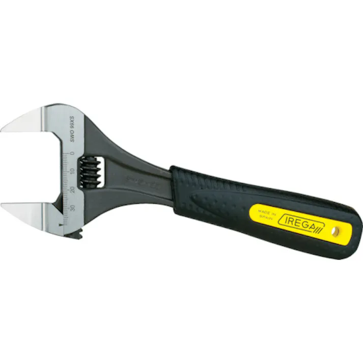 【CAINZ-DASH】IREGA社 エルゴモンキーレンチ薄型SWO99F 全長216mm 最大口開き39mm SWO99XS-8F【別送品】