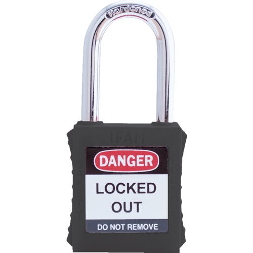 IFAM社 ロックアウト用南京錠 スチール製シャックル 黒 044860 特殊錠 IFAM社 ロックアウト用南京錠 スチール製シャックル 黒 044860 特殊錠