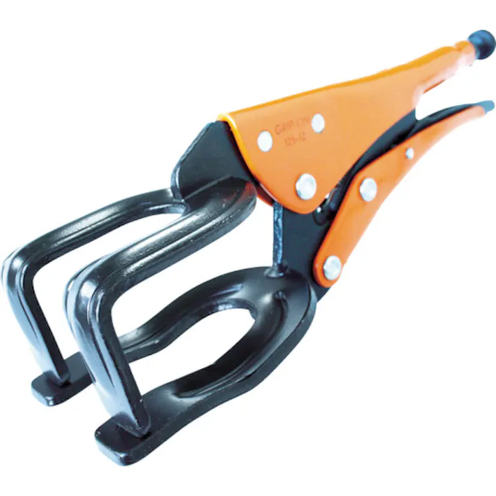【CAINZ-DASH】GRIP-ON社 G型グリッププライヤー 200mm 125-09【別送品】
