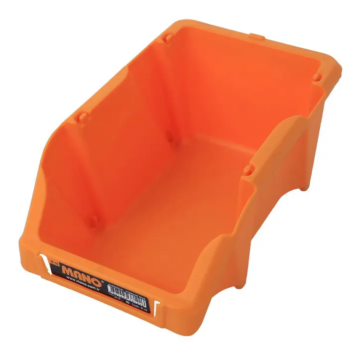 MANO スタッキングBox イエロー 10 幅10.3cm 奥行16.5cm 高さ7.5cm