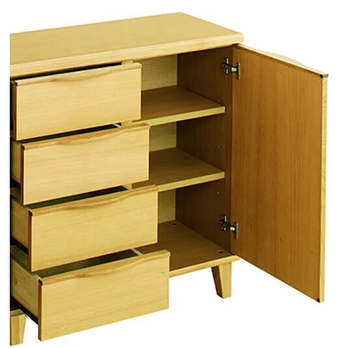 筑波産商 ARBOL OLX リビングボード 82 YN ナチュラル KAD00684 4905821270679【別送品】