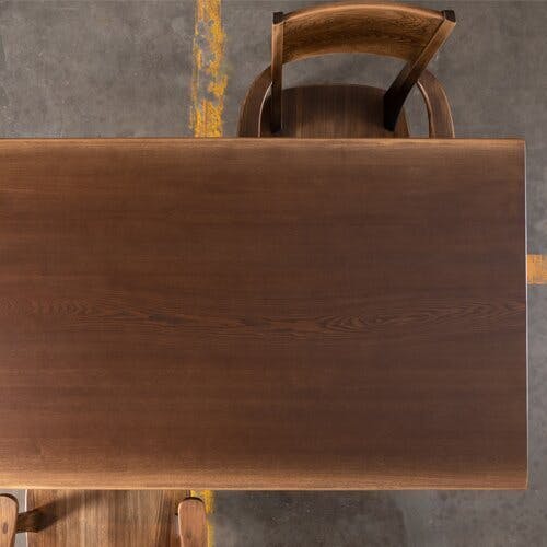 筑波産商　ボーゲン　ダイニングテーブル　オーク無垢材　¥99,800 ダイニングテーブル AW – 商品カタログ