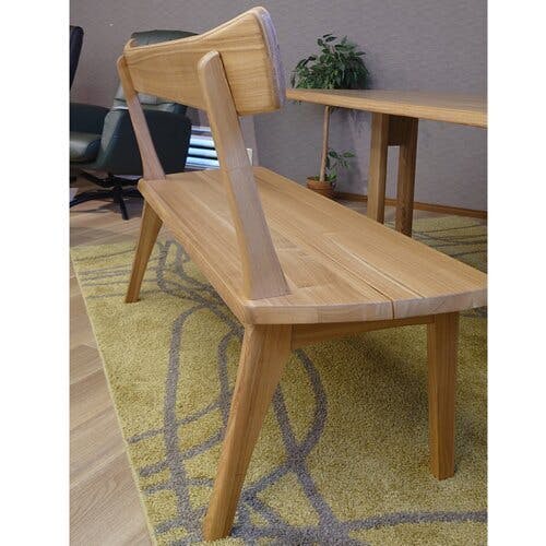 筑波産商 ARBOL ハーグ2 135 背付ベンチ 天然木 ナチュラル 筑波産商 ARBOL ハーグ2 135 背付ベンチ 天然木 ナチュラル