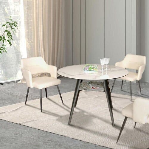 筑波産商 ARBOL ダイニングチェア オルビア 回転式 【2脚セット