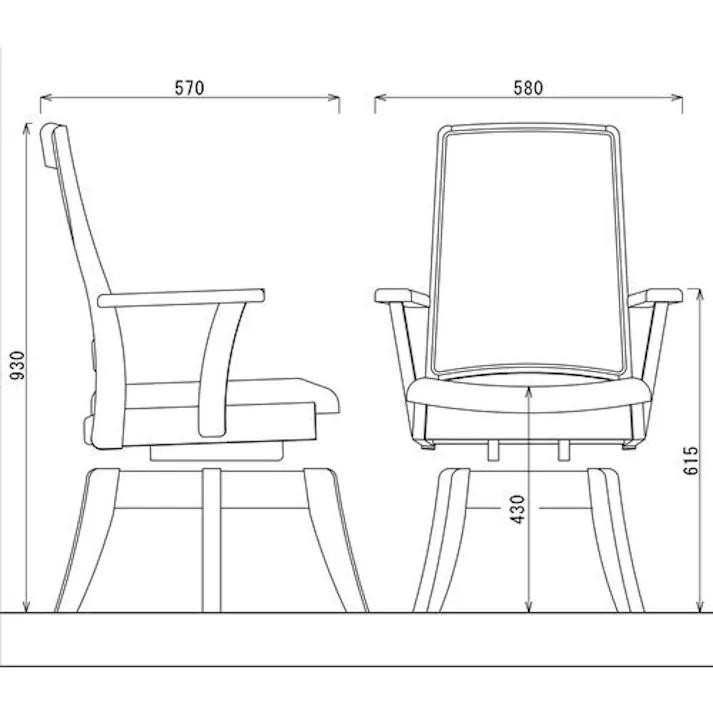筑波産商 アルボル CCM4 031A 回転式 ダイニングチェア NA/FPGY ナチュラル/グレー TKB4681 4905821444681【別送品】