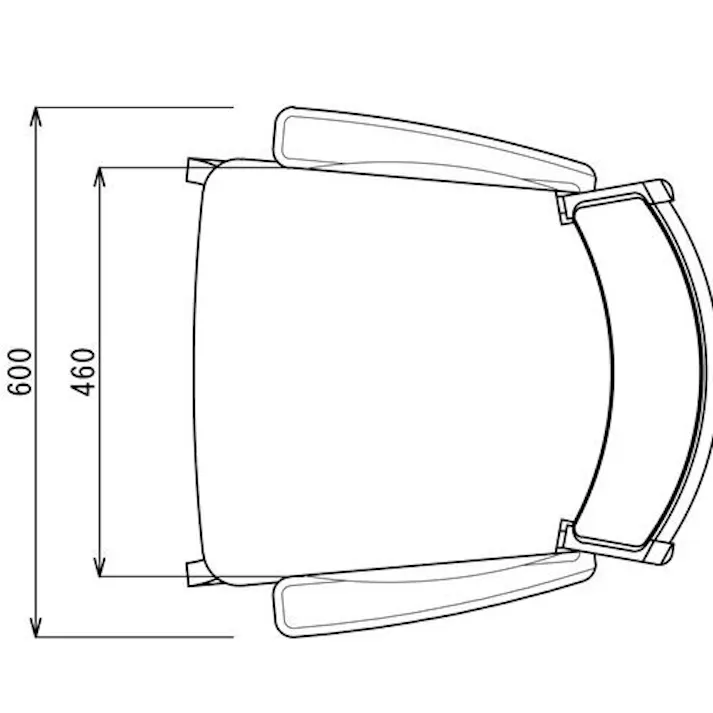 筑波産商 アルボル CCM4 081A 回転式 ダイニングチェア WH/FPGY ホワイト/グレー TKB4735 4905821444735【別送品】