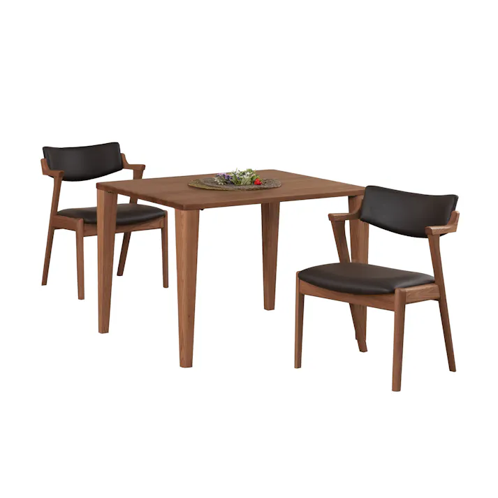 筑波産商 アルボル YUME2 205 セミアームチェア WBNR/BK ブラウン/ブラック 座カバーリングTMGR グリーン TKB6166 4905821446166【別送品】