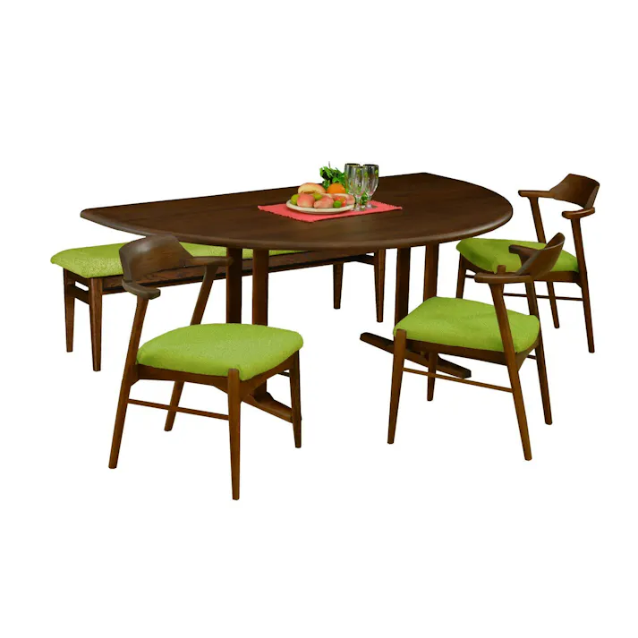 筑波産商 アルボル YUME2 205 セミアームチェア WBNR/BK ブラウン/ブラック 座カバーリングTMGR グリーン TKB6166 4905821446166【別送品】