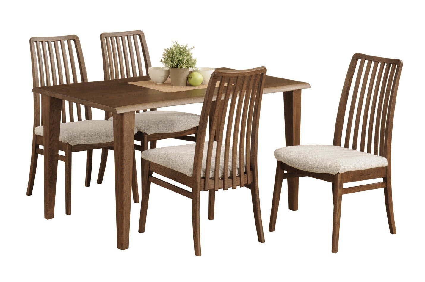 筑波産商 アルボル YUME2 150×90 耳付き ダイニングテーブルT 4本脚