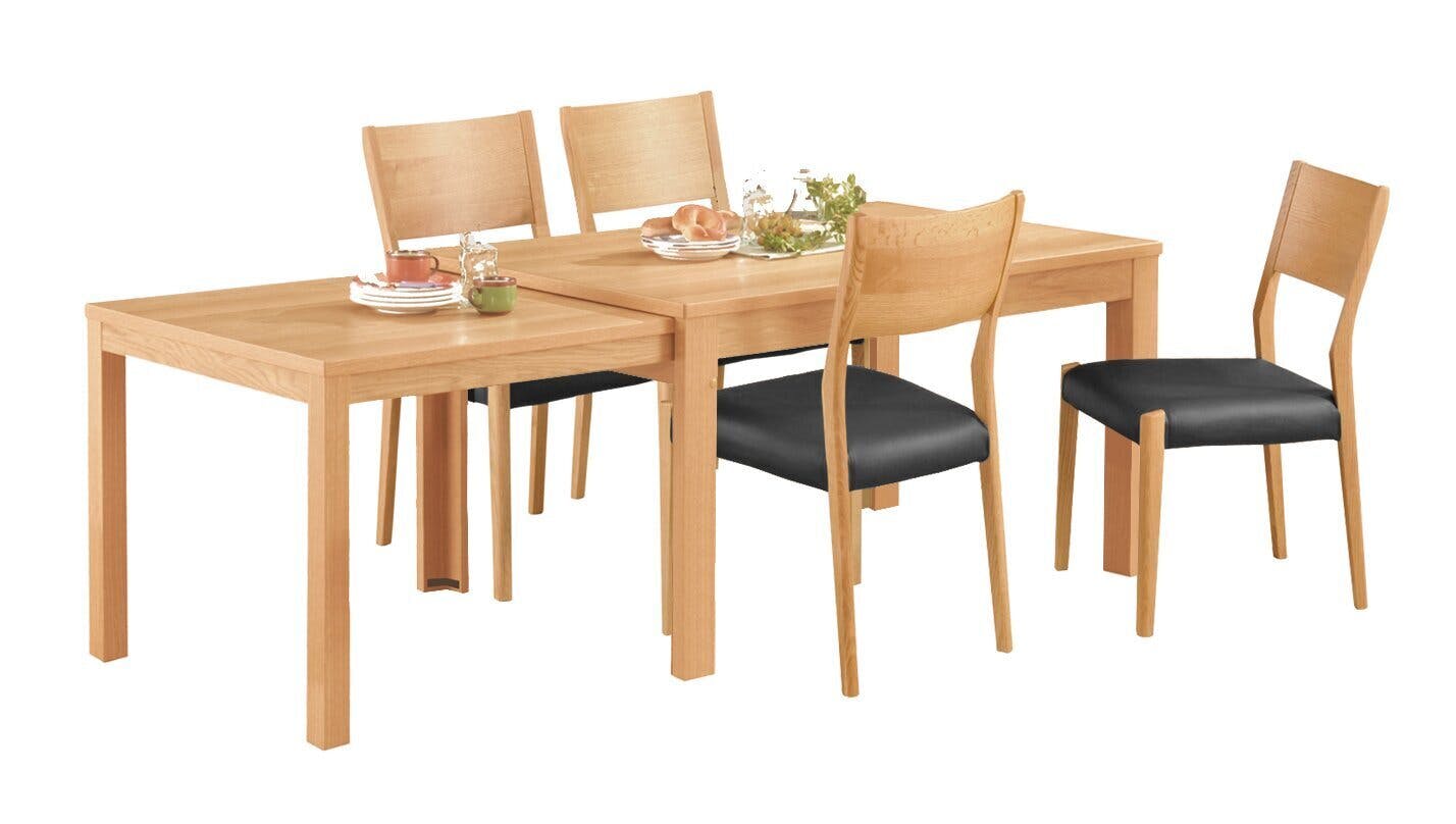 筑波産商 アルボル YUME2 伸長式ダイニング 130-215x80 テーブル