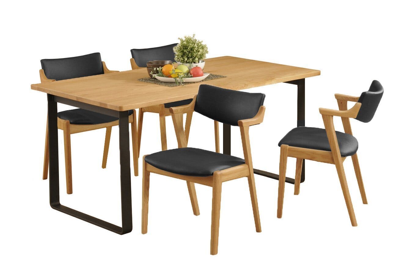 筑波産商 アルボル YUME2 150×80 長方形 ダイニングテーブルA スクエア