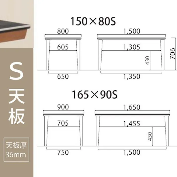 筑波産商 ARBOL パンテス2 セラミック ダイニングテーブル 150×80S ストームグレイ天板 ※テーブルのみ 4本脚 TKB6715 4905821446715【別送品】