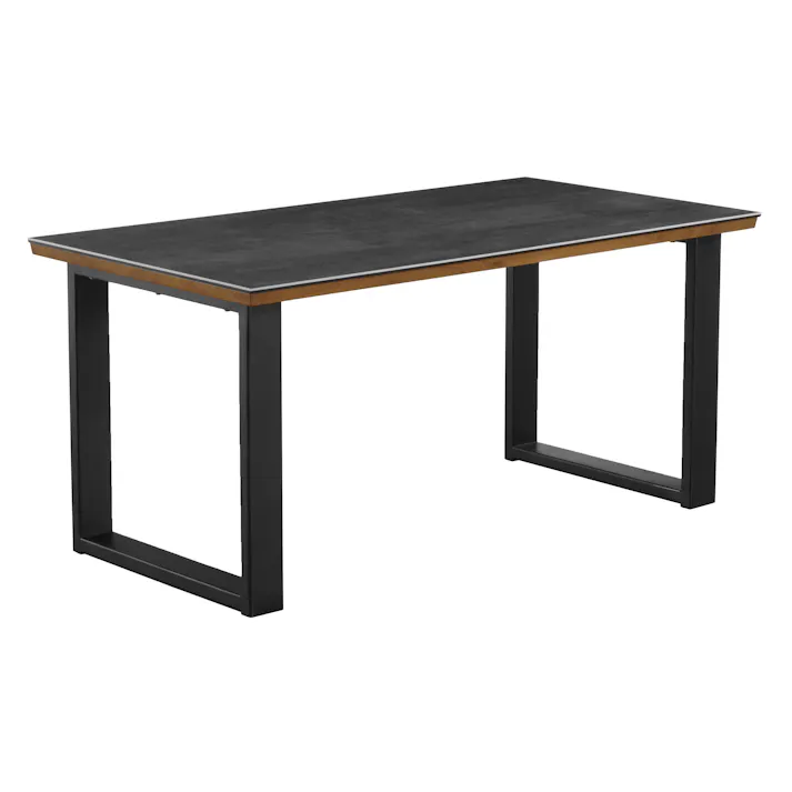 筑波産商 ARBOL パンテス2 セラミック ダイニングテーブル 150×80S ストームグレイ天板 ※テーブルのみ スクエア脚 TKB6777 4905821446777【別送品】