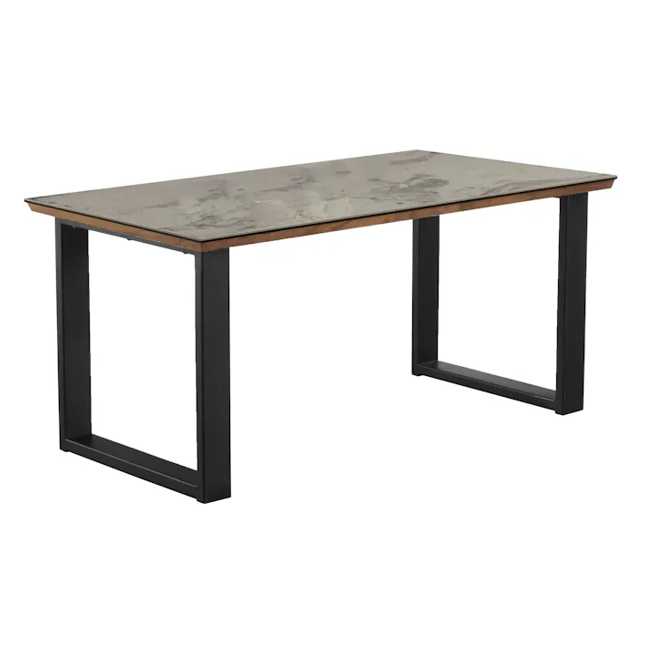 筑波産商 ARBOL パンテス2 セラミック ダイニングテーブル 150×80S コーラルグレイ天板 ※テーブルのみ スクエア脚 TKB6784 4905821446784【別送品】