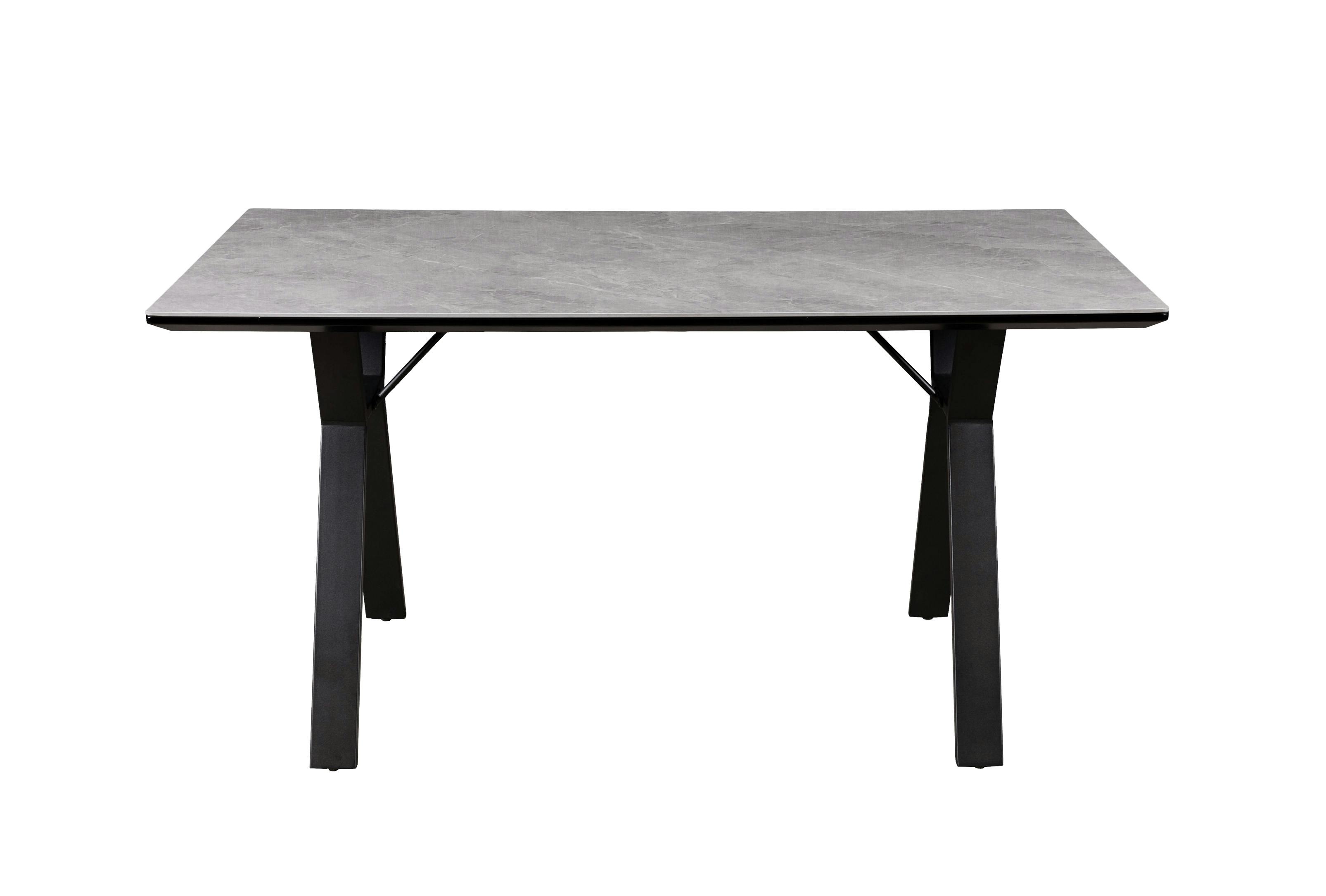 筑波産商 ARBOL ダイニングテーブル タフル 1400 アイスグレイ