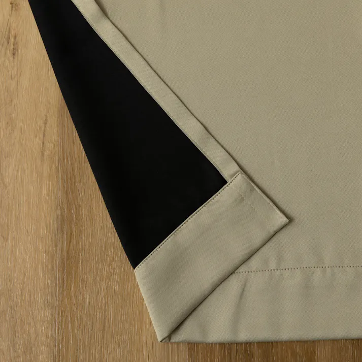 ユニベール 遮光1級 UVカット 遮熱 ミラー「2枚セットカーテン ブリンク ベージュ」150×178cm 4548654883984【別送品】