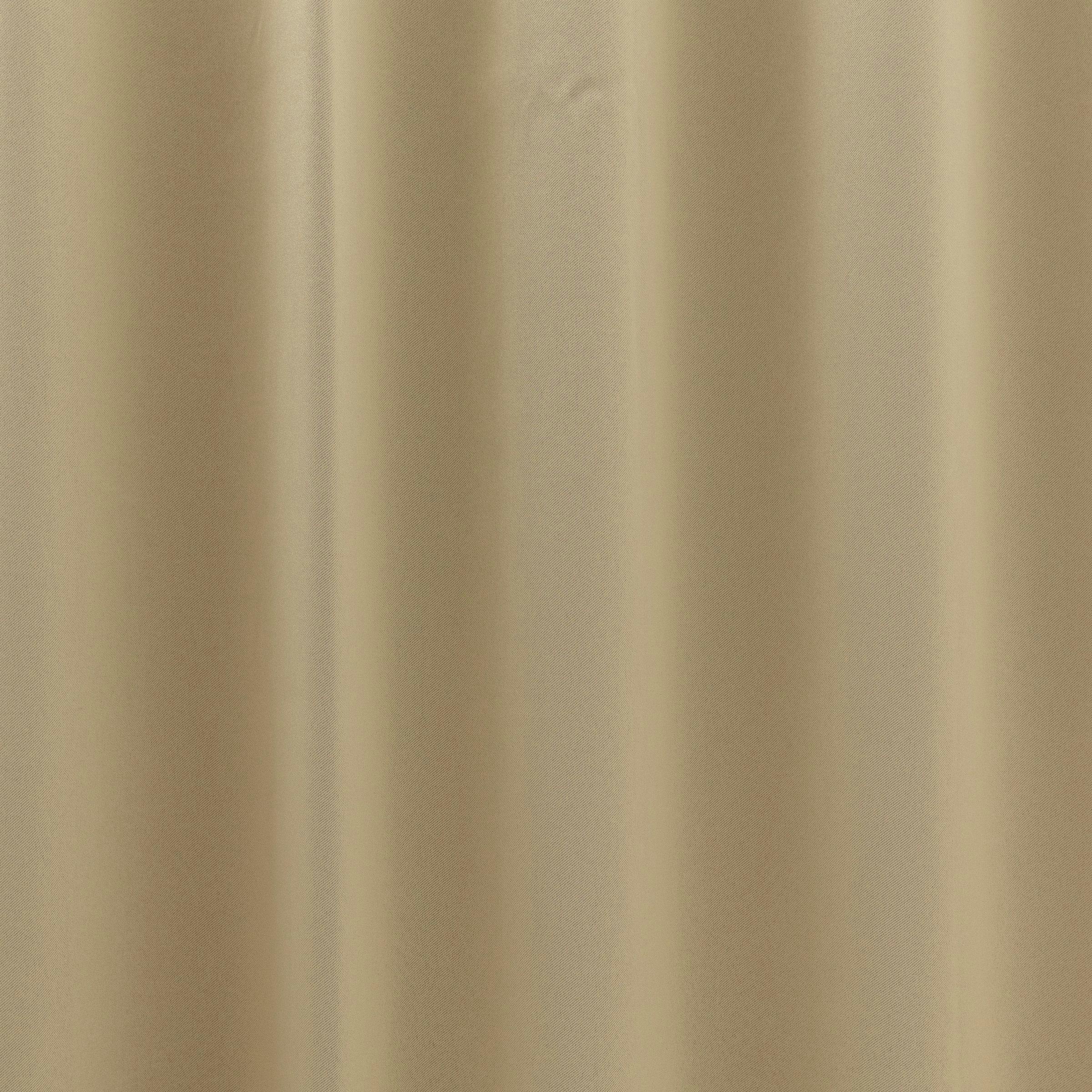 ベージュ プリーツカーテン ポリエステル杢調平織プリーツカーテン／ベージュ | 無印良品