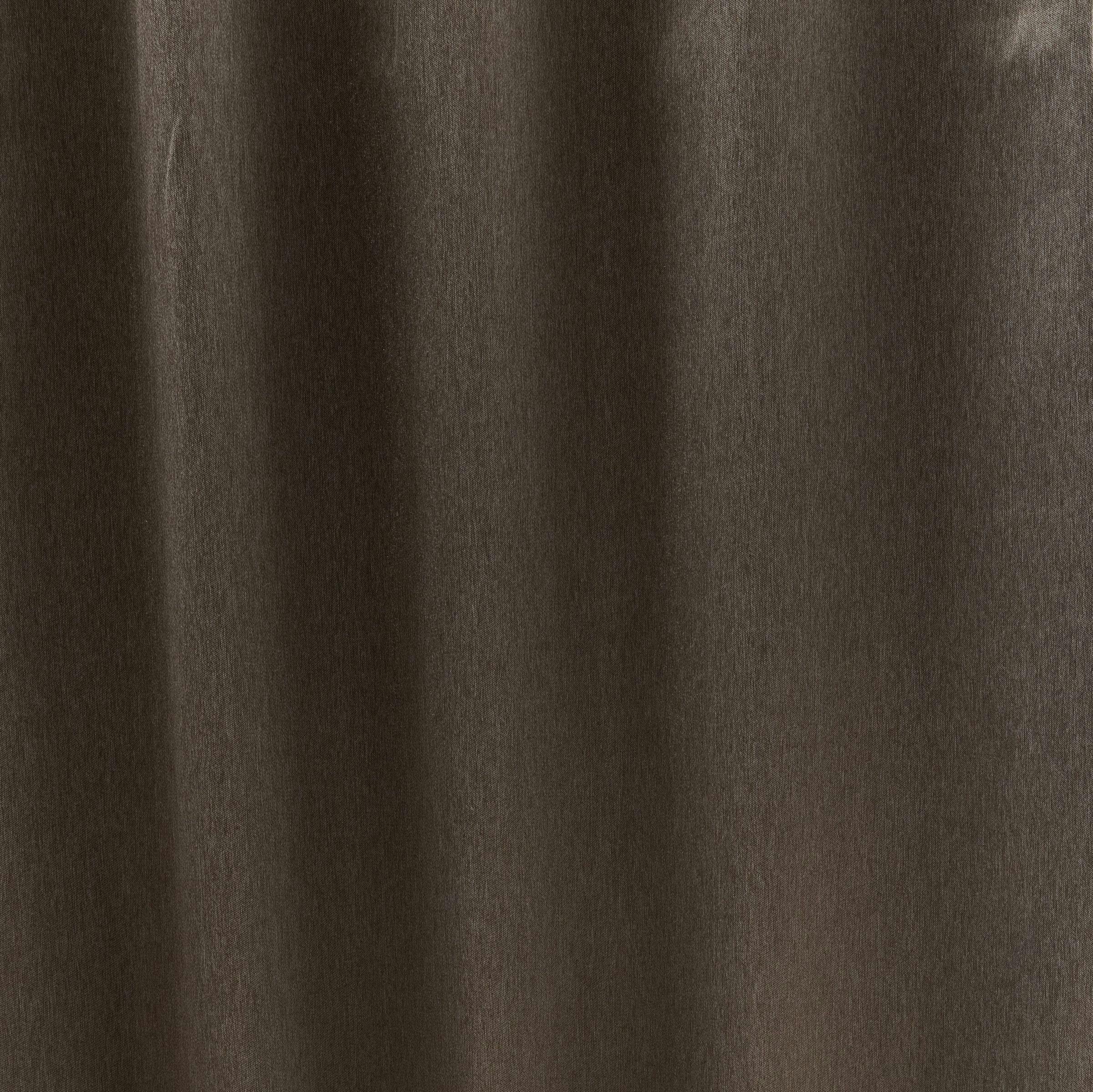 ユニベール 遮光2級「カーテン キャナル ブラウン」100×178cm 2枚