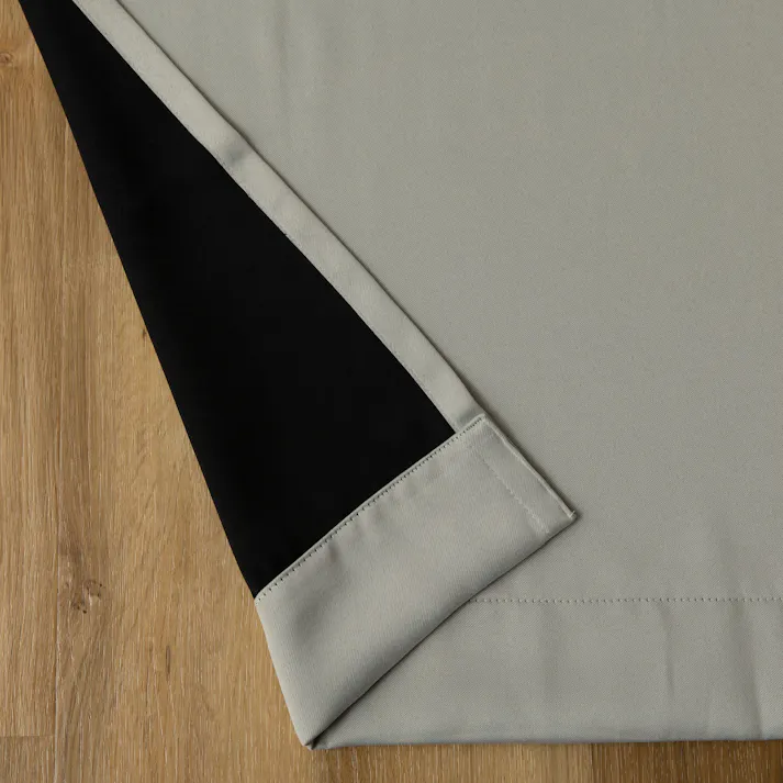 ユニベール 遮光1級 UVカット 遮熱 ミラー「4枚セットカーテン ブリンク ライトグレー」100×190cm 2枚 4548654896991【別送品】