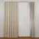 ユニベール 裏地付き 遮光3級「カーテン アングル ベージュ」100×200cm 2枚 4548654540146【別送品】