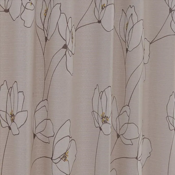 ユニベール 遮光3級「カーテン オルテ ブラウン」100×135cm 2枚 4548654802510【別送品】