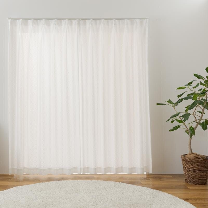 ユニベール UVカット 遮熱 ミラー「レースカーテン ルーシェ ホワイト」100×198cm 2枚 4548654895352 レースカーテン 巾100cm × 丈198cm ユニベール UVカット 遮熱 ミラー「レースカーテン ルーシェ ホワイト」100×198cm 2枚 4548654895352 レースカーテン 巾100cm × 丈198cm