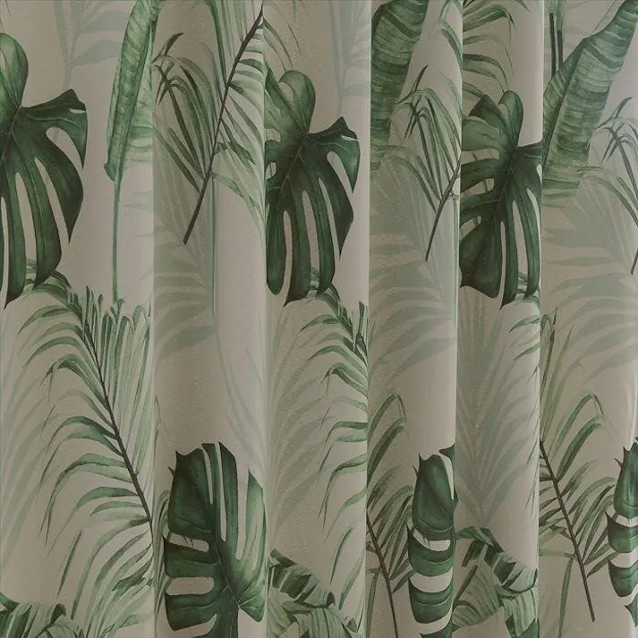 ユニベール 遮光2級「カーテン KOジャングル グリーン」150×178cm 1枚 4548654896465【別送品】