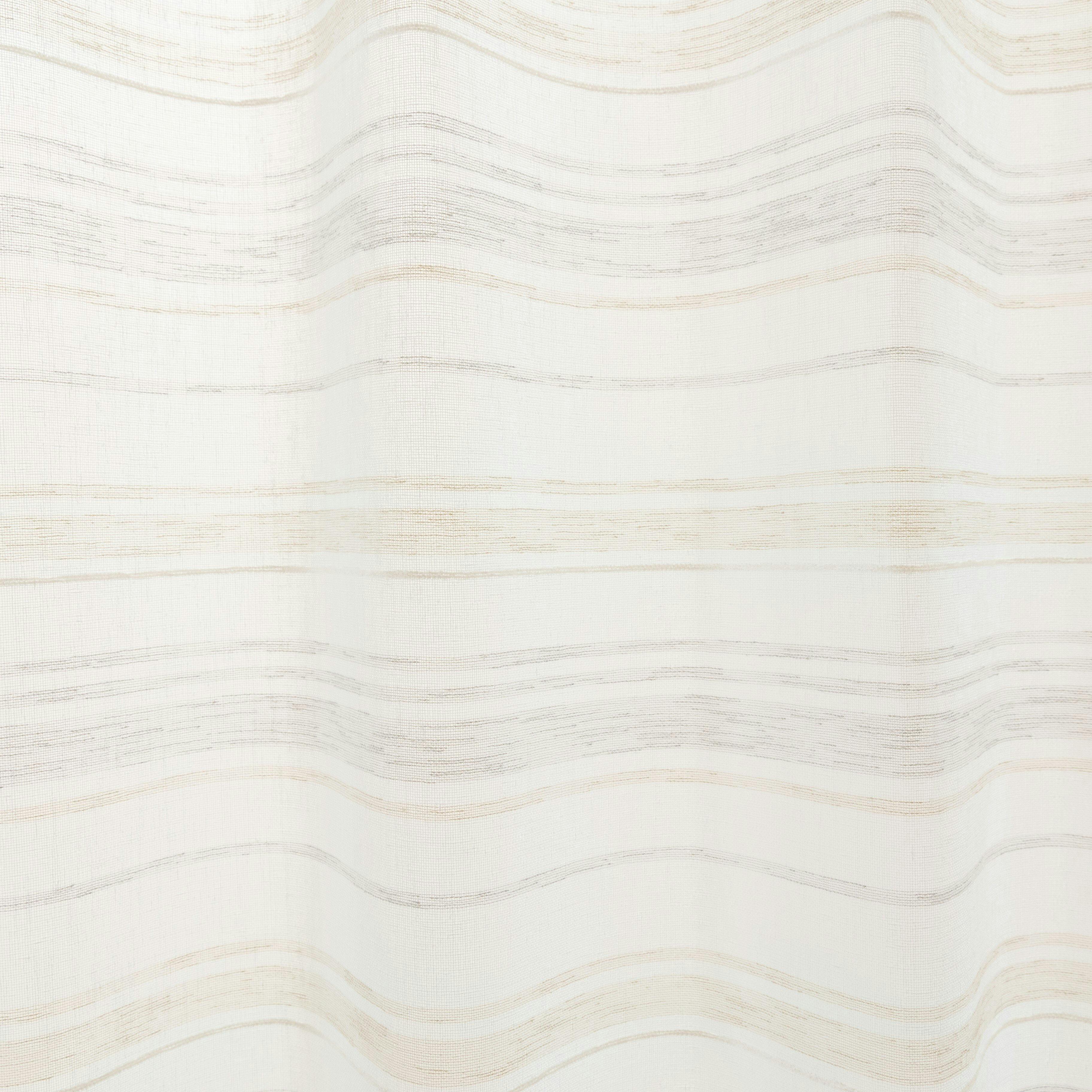 ユニベール「レースカーテン アクセント ホワイト」100×176cm 2枚