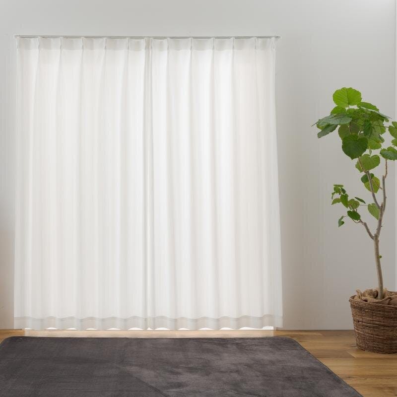 ユニベール 猫用消臭 UVカット 遮熱 ミラー「レースカーテン ミニーノ ホワイト」100×198cm 2枚 4548654898575 レースカーテン 巾100cm × 丈198cm ユニベール 猫用消臭 UVカット 遮熱 ミラー「レースカーテン ミニーノ ホワイト」100×198cm 2枚 4548654898575 レースカーテン 巾100cm × 丈198cm