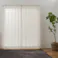 ユニベール「レースカーテン ノード アイボリー」100×176cm 2枚 4548654898773【別送品】