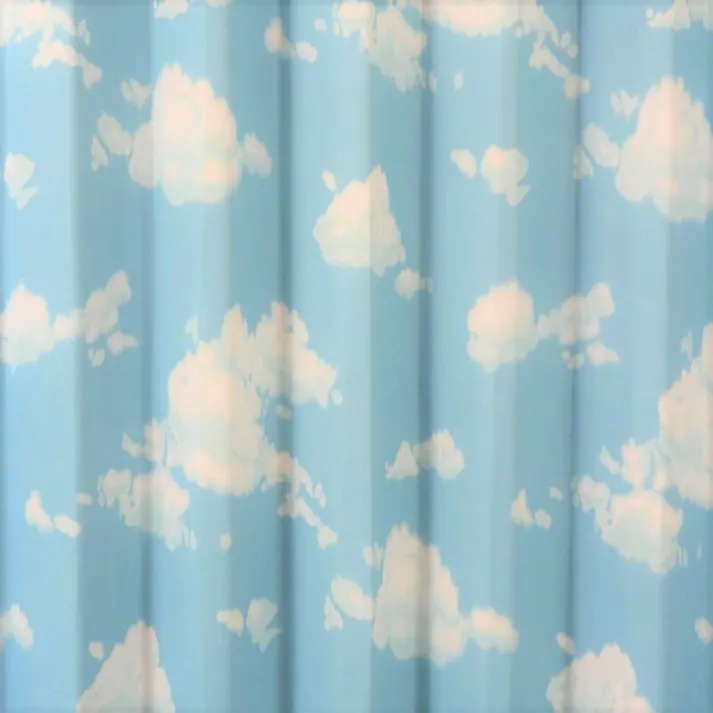 ユニベール 遮光3級「カーテン ドリーム ブルー」100×135cm 2枚 4942881536253【別送品】