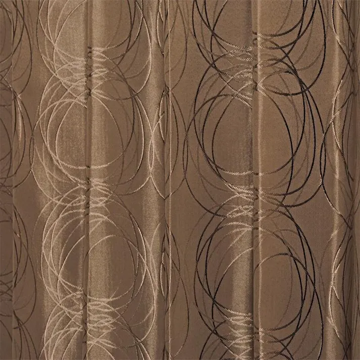 ユニベール フロスト ブラウン 100×135 2枚組 遮光性 洗濯可能 アジャスターフック付き 4548654314211【別送品】