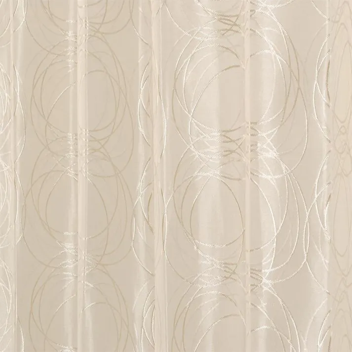 ユニベール フロスト アイボリー 100×215 2枚組 遮光性 洗濯可能 アジャスターフック付き 4548654637495【別送品】