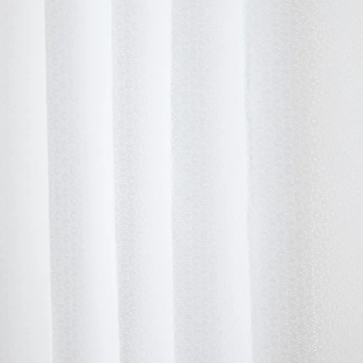 防炎 UVカット 遮熱 遮像 レースカーテン カーラ ホワイト 100×198cm 2枚組 ユニベール 4548654527536【別送品】