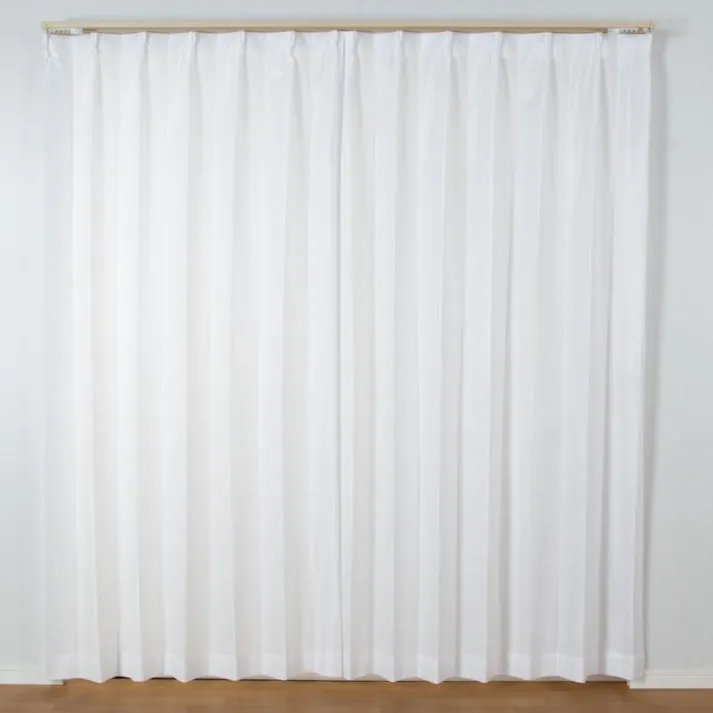 採光 UVカット 遮熱 ミラー レースカーテン SKライティング ホワイト 100×103cm 2枚組 ユニベール 4548654639017【別送品】