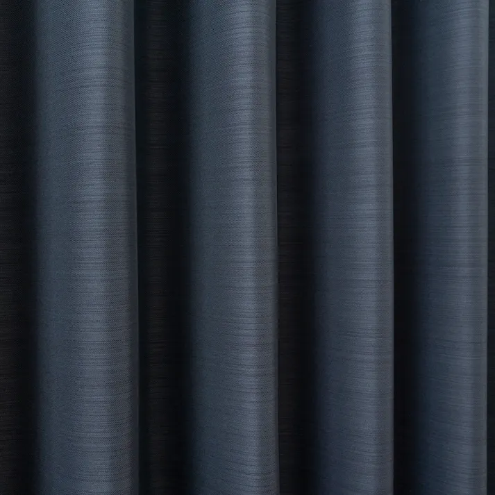 遮光2級 カーテン レガシー ネイビー 100×240cm 2枚組 ユニベール 4548654897509【別送品】