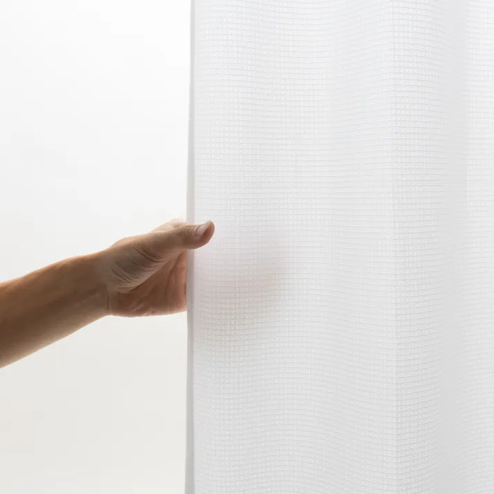 UVカット 遮熱 ミラー レースカーテン ソピア ホワイト 100×148cm 2枚組 ユニベール 4548654898186【別送品】