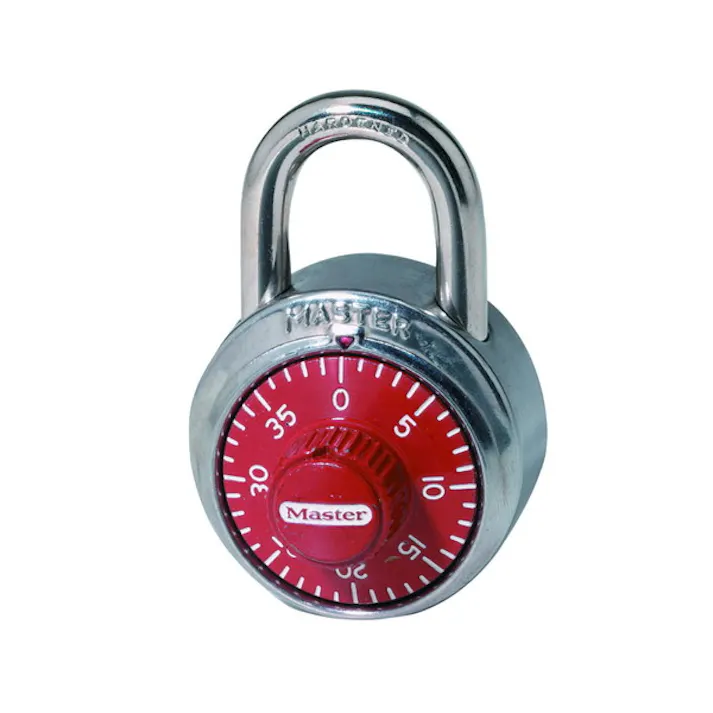 マスターロック Master Lock(マスターロック) ダイヤル式南京錠 レッド 1504JAD【別送品】