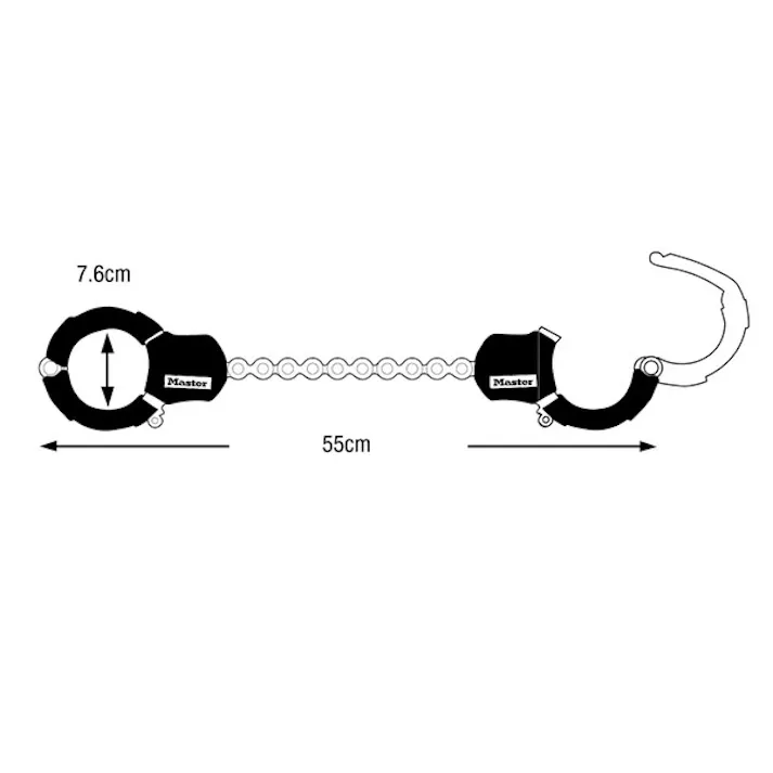 マスターロック Master Lock(マスターロック) カフロック 4本キー 8290JADPS(CDC)【別送品】