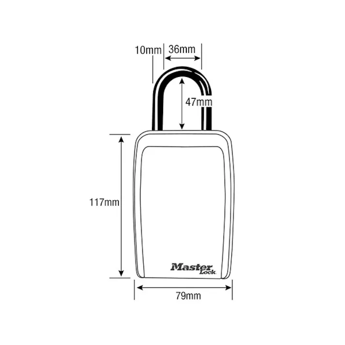 マスターロック Master Lock(マスターロック) プッシュ式キーセーフ 5422JAD(CDC)【別送品】