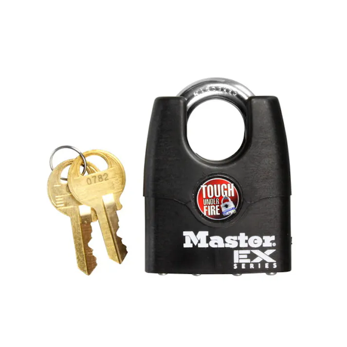 マスターロック Master Lock(マスターロック) シャックルガードタイプ南京錠 4本キー 1JADEX(CDC)【別送品】