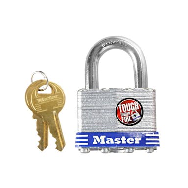 マスターロック Master Lock(マスターロック) 積層ラミネート シリンダー式南京錠 44mm 4本キー 1JAD(CDC)【別送品】