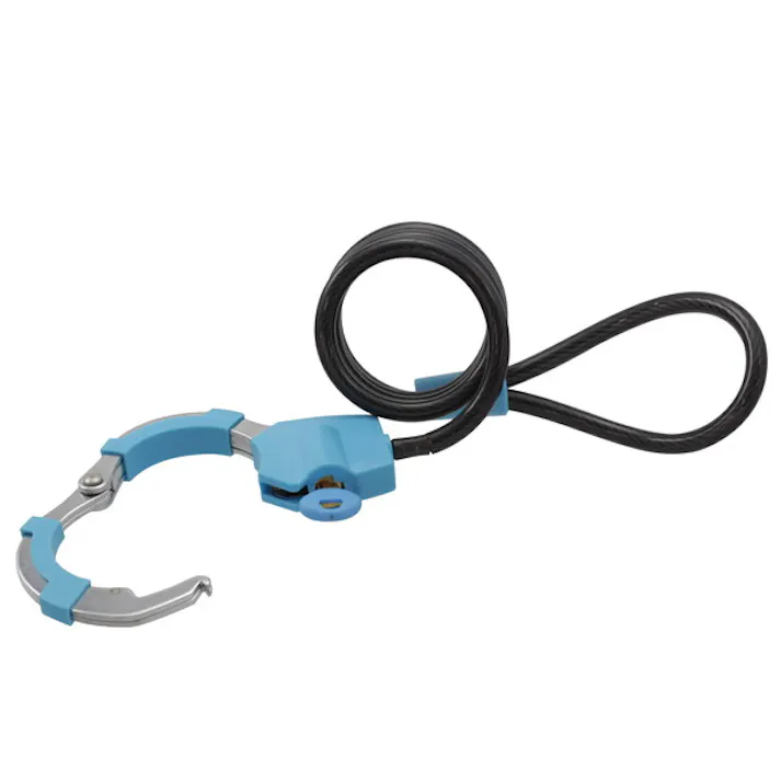 マスターロック 8275JADPROBLU 手錠型ケーブルロック ブルー 4本キー(CDC)【別送品】