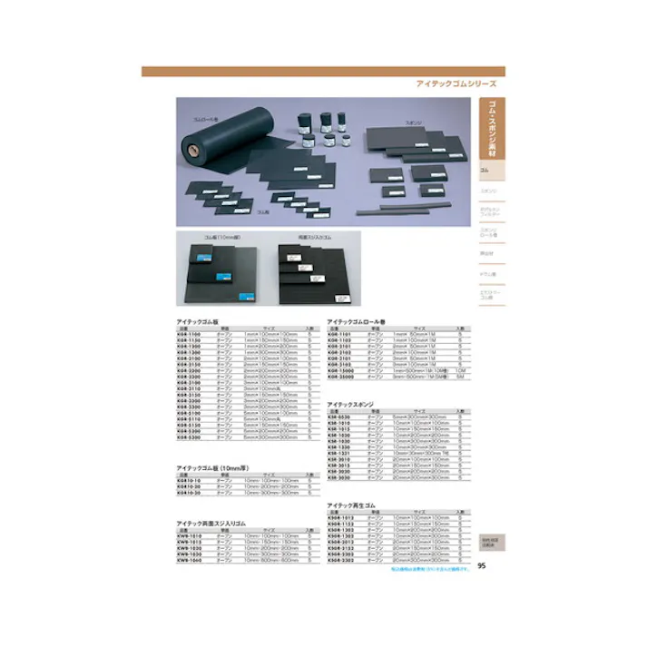 光 KSR-2010 アイテックスポンジ 20x100x100mm(CDC)【別送品】