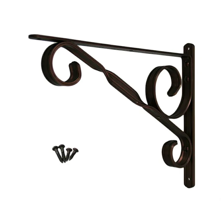 久宝金属 アルミ棚受 ブロンズ 240mm(CDC)【別送品】