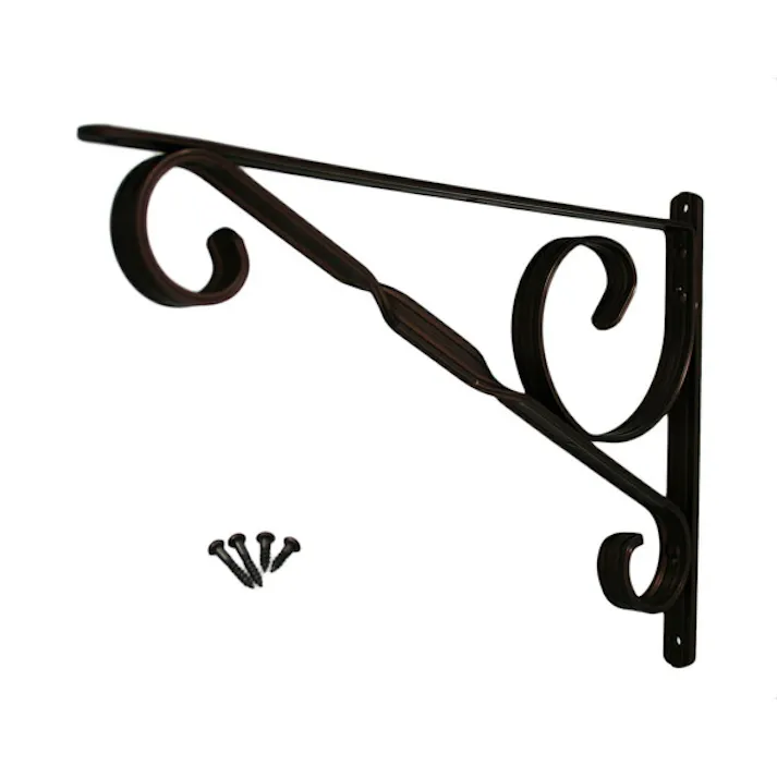 久宝金属 アルミ棚受 ブロンズ 300mm(CDC)【別送品】