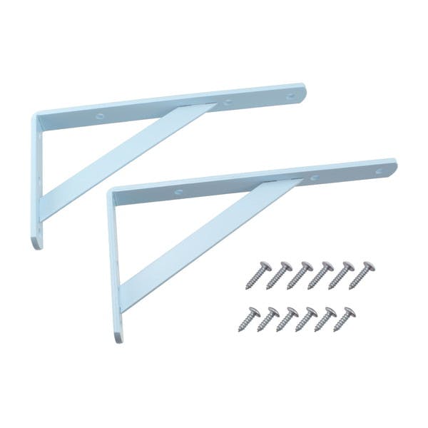 田邊金属工業 Bracket S #02 スカイブルー 1組(CDC) DIY 棚受け 田邊金属工業 Bracket S #02 スカイブルー 1組(CDC) DIY 棚受け