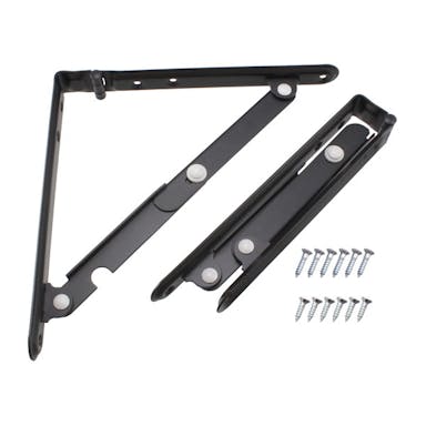 田邊金属工業 Folding bracket S #04 マットブラック 1組(CDC)【別送品】