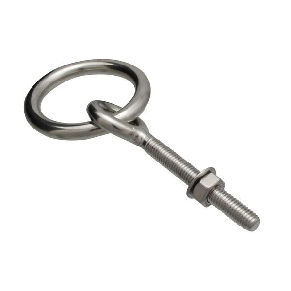 ハイロジック 11138 ステンレス リングボルト 8mm 1個入(CDC)【別送品