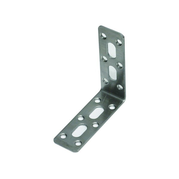 ハイロジック 16606 取付金具 2x25x74x74mm ステンレス 1本入(CDC)【別送品】